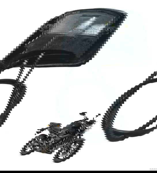 Luz Placa C/ Avaria Yamaha Xj6 N 10-12 Original