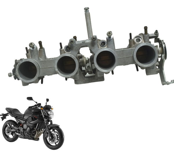 Carcaça Corpo Injeção Yamaha Xj6 N 10-12 Original