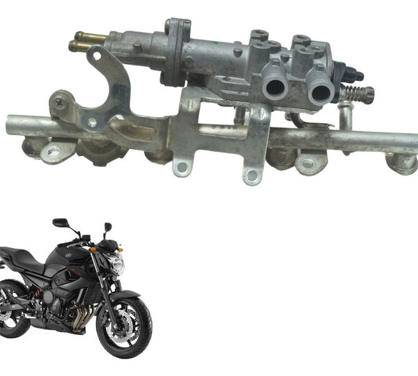 Flauta C/ Regulador Pressão Yamaha Xj6 N 10-12 Original Preto