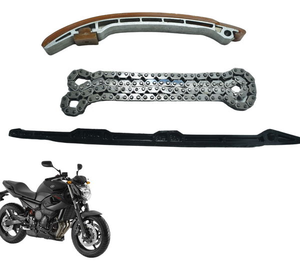 Kit Guia Tensor Corrente Comando Yamaha Xj6 N 10-12 Original