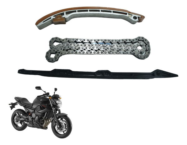 Kit Guia Tensor Corrente Comando Yamaha Xj6 N 10-12 Original