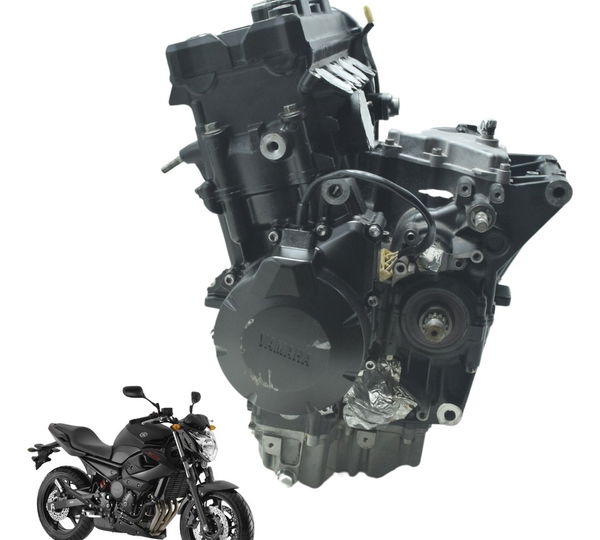 Motor Completo Nfe Baixa Base Troca Yamaha Xj6 N 10-12 Orig