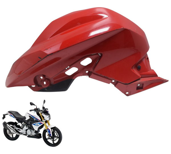 Carenagem Lateral Tanque Esq C/ Detal Bmw G 310 R 17-20 Orig Vermelho
