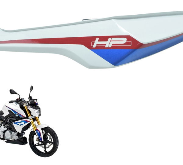 Carenagem Rabeta Direita C/ Detalhes Bmw G 310 R 17-20 Orig Branco