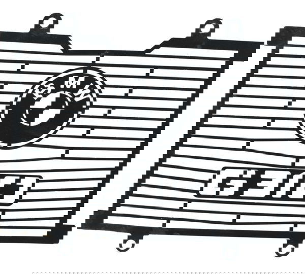Grade Proteção Radiador C/ Detalh Bmw G 310 R 17-20 Original Preto