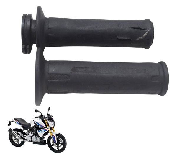 Par Manoplas C/ Detalhes Bmw G 310 R 17-20 Original Preto