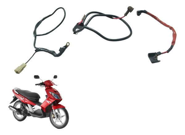 Cabo Bateria +/- Yamaha Neo 115 08-11 Original