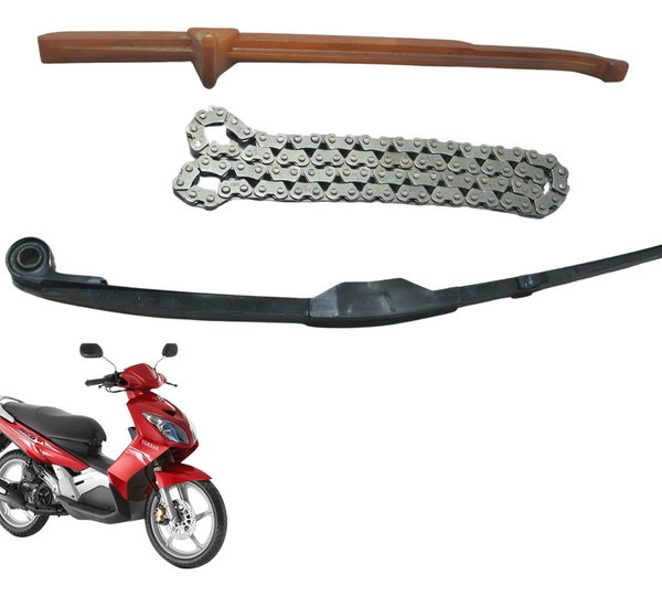 Kit Guia Tensor Corrente Comando Yamaha Neo 115 08-11 Orig