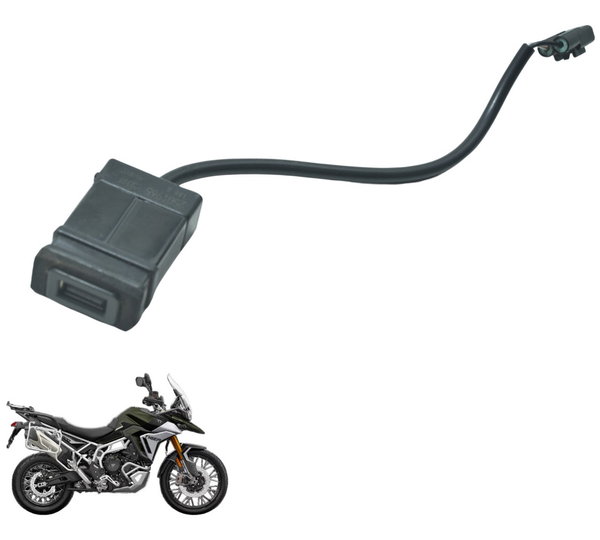 Tomada Usb Triumph Tiger 900 Rally Pro 20-24 Original Preto