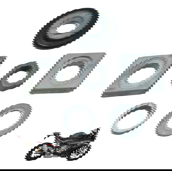 Bucha Espaçador Porca Eixo Tras Bmw S1000rr S 1000rr 20-23