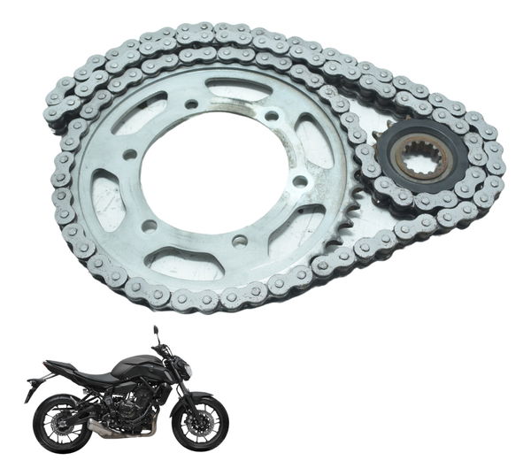 Kit Relação Yamaha Mt 07 19-24 Original