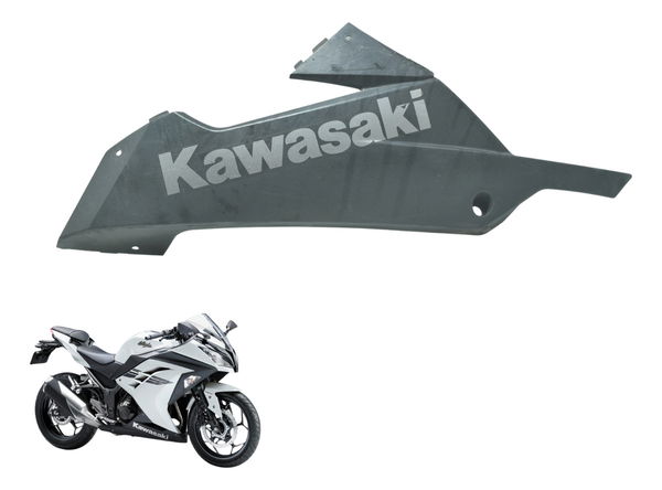 Spoiler Esq C/ Detalhes Kawasaki Ninja 300 13-18 Original