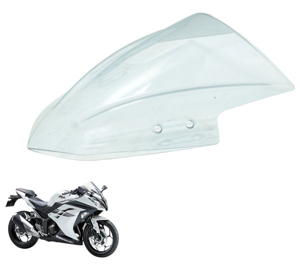 Bolha C/ Detalhes Ressecada Kawasaki Ninja 300 13-18 Orig