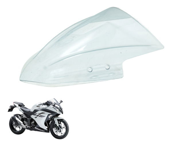Bolha C/ Detalhes Ressecada Kawasaki Ninja 300 13-18 Orig