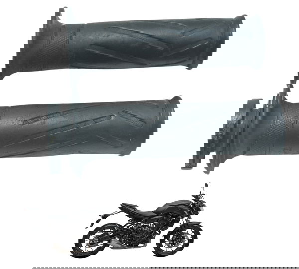 Par Manopla Yamaha Mt 07 19-24 Original Preto