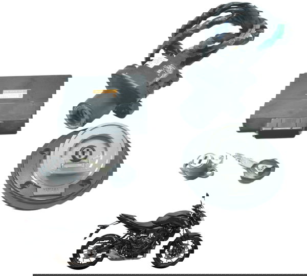 Kit Chave Code Ignição Modulo Yamaha Mt 07 19-24 Original