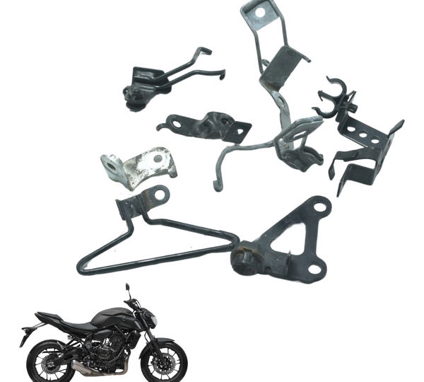 Jogo Suporte Cabos Yamaha Mt 07 19-24 Original