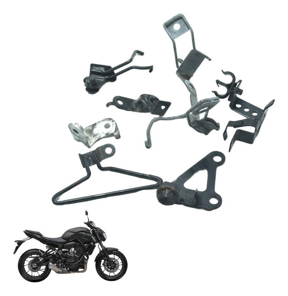 Jogo Suporte Cabos Yamaha Mt 07 19-24 Original