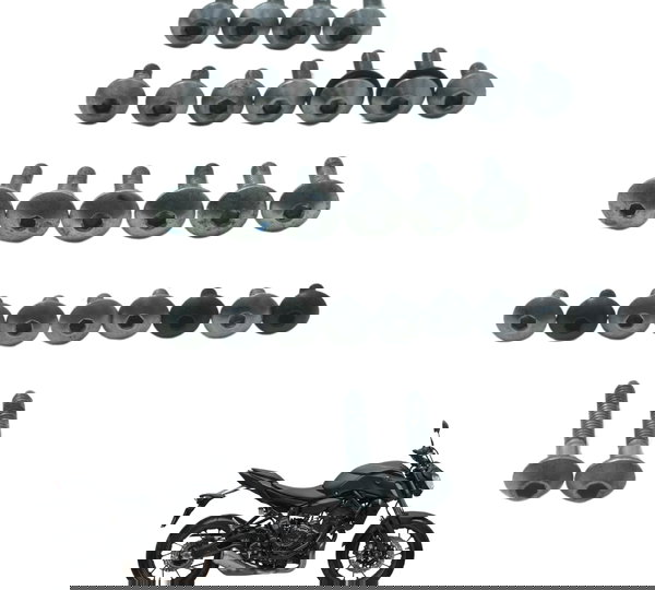Jogo Parafuso Carenagem Yamaha Mt 07 19-24 Original