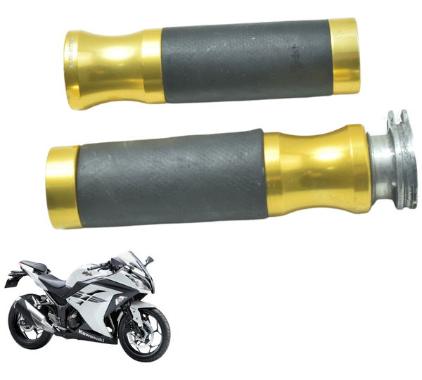 Par Manoplas Esportivo Kawasaki Ninja 300 13-18 Preto