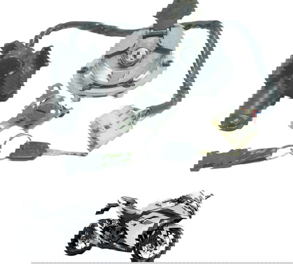 Kit Chave Ignição Kawasaki Ninja 300 13-18 Original