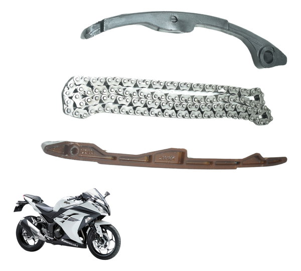 Kit Guia Tensor Corrente Kawasaki Ninja 300 13-18 Original