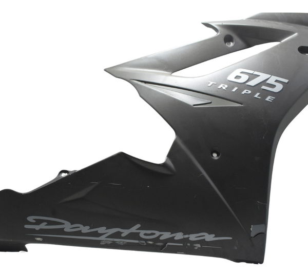 Carenagem Lateral Direita C/ Det Triumph Daytona 675r 09-12 Preto