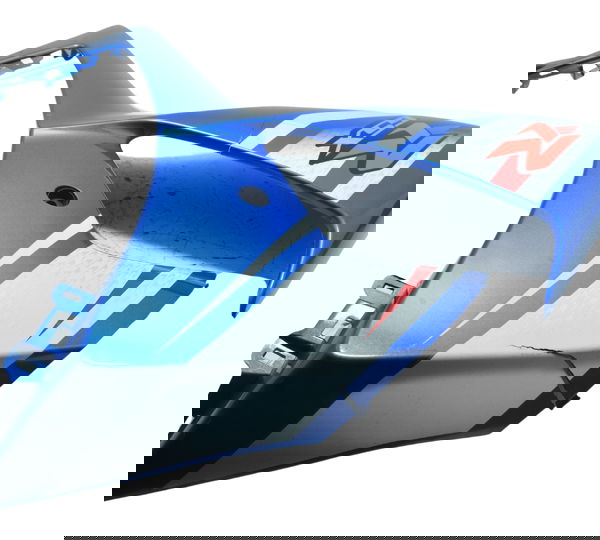 Carenagem Lateral Esq C/ Avaria Suzuki Gsx-r Srad 1000 11-16 Azul