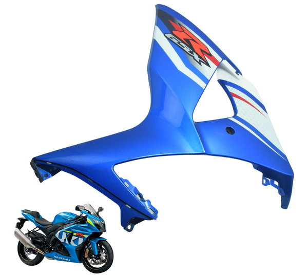 Carenagem Lateral Esq C/ Avaria Suzuki Gsx-r Srad 1000 11-16 Azul