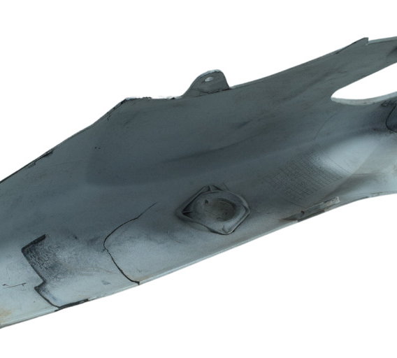 Carenagem Rabeta Esq C/ Avaria Suzuki Gsx-r Srad 1000 11-16 Branco