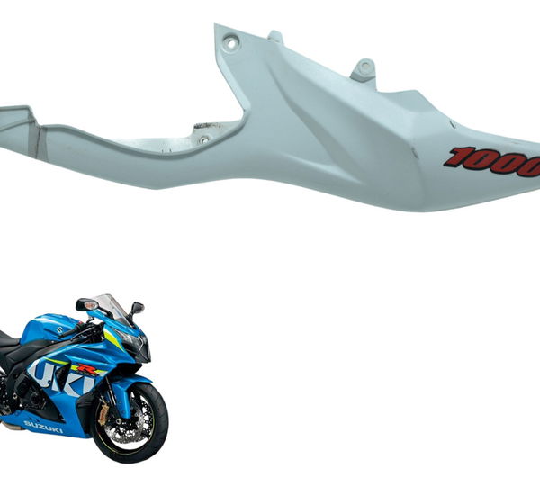 Carenagem Rabeta Esq C/ Avaria Suzuki Gsx-r Srad 1000 11-16 Branco