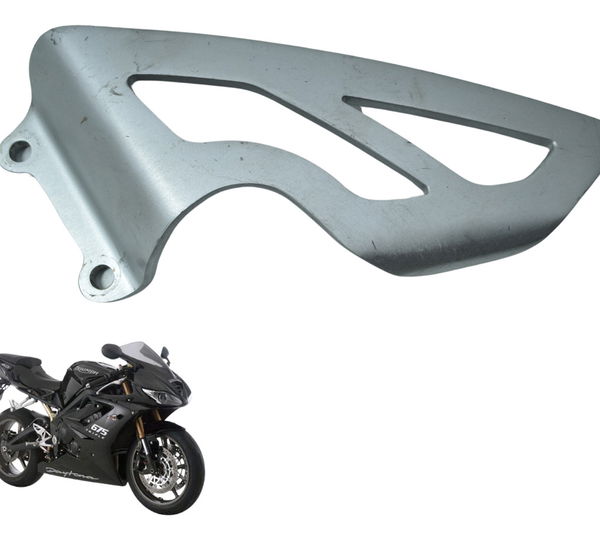 Protetor Calcanhar Diant Esq Triumph Daytona 675r 09-12 Orig Cinza