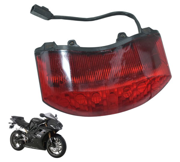 Lanterna Traseira C/ Avaria Triumph Daytona 675r 09-12 Orig Esquerdo Vermelho