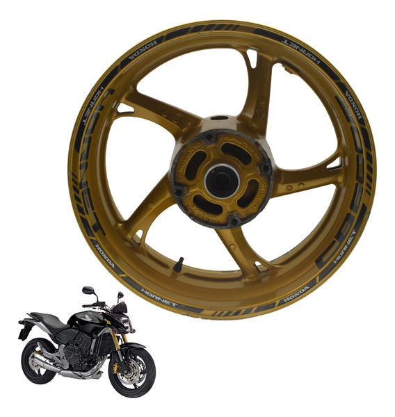 Roda Traseira S/ Abs Honda Cb 600f Hornet 08-11 Original