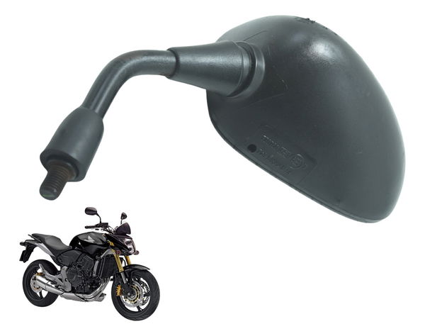 Espelho Esquerdo C/ Detalhes Honda Cb 600f Hornet 08-11 Orig