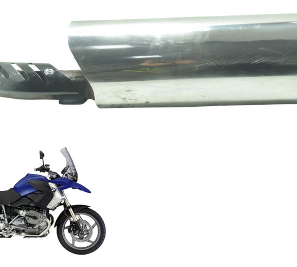 Ponteira Escape C/ Detalhes Bmw R1200 R 1200 Gs 08-12 Orig