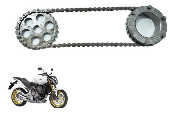 Engrenagem Corrente Bomba Óleo Honda Cb 600f Hornet 08-14