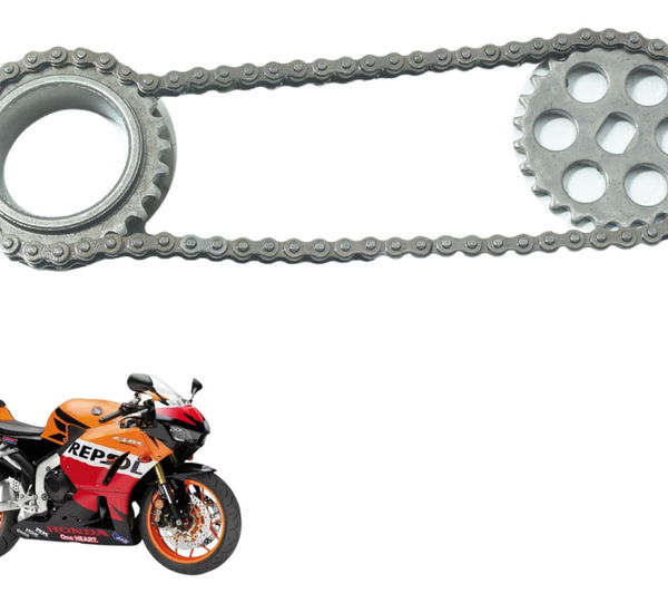 Corrente Engrenagem Bomba Óleo Honda Cbr 600 Rr 07-14 Orig