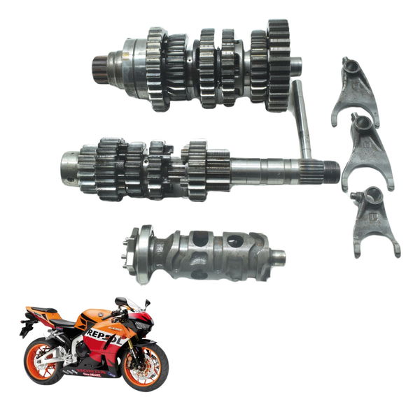 Caixa Marcha Câmbio Completa Honda Cbr 600 Rr 07-14 Original
