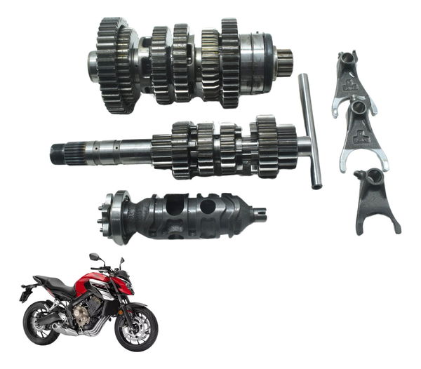 Caixa Marcha Câmbio Completa Honda Cb 650f 18-21 Original