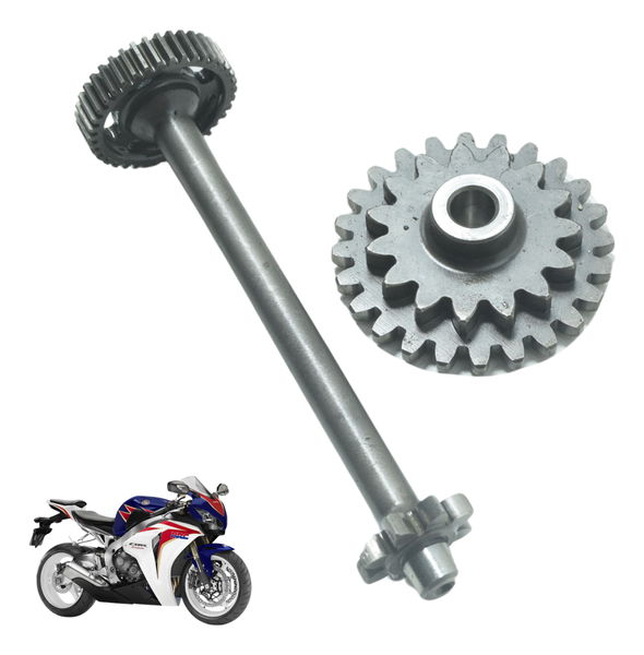 Par Engrenagem Redução Partida Honda Cbr 1000 Rr 08-09 Orig