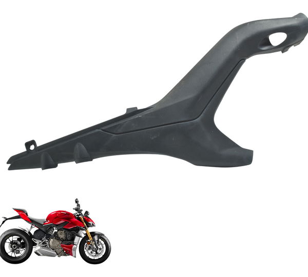 Acabamento Lateral Direito Ducati Streetfighter V4 V4s 21-24 Preto