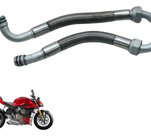 Par Mangueira Óleo Ducati Streetfighter V4 V4s 21-24 Orig