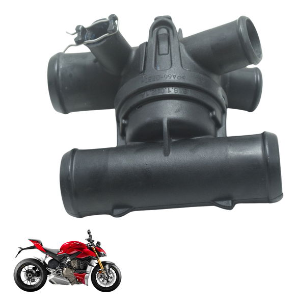 Carcaça Válvula Termostáti Ducati Streetfighter V4 V4s 21-24