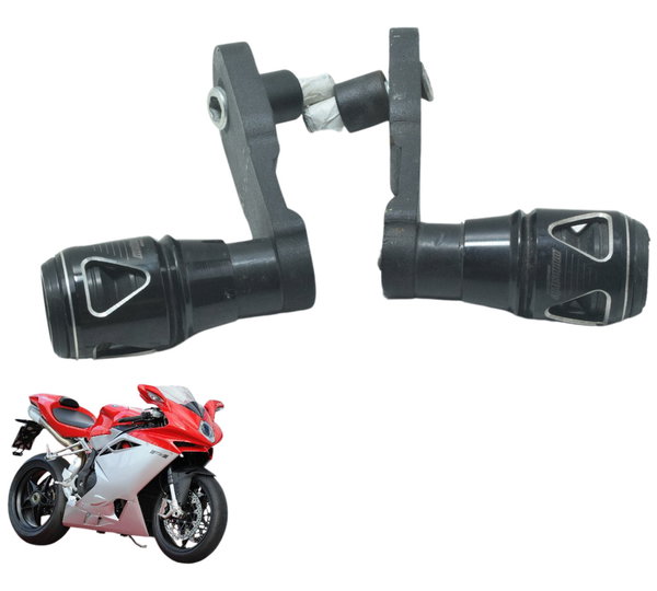 Par Slider C/ Detalhes Mv Agusta F4 2012 Original