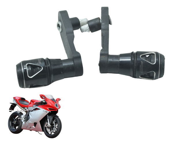 Par Slider C/ Detalhes Mv Agusta F4 2012 Original