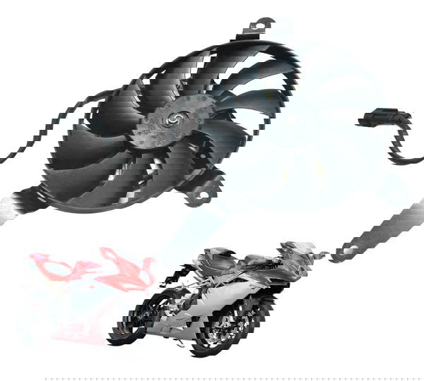 Ventoinha Radiador Esquerdo Mv Agusta F4 2012 Original