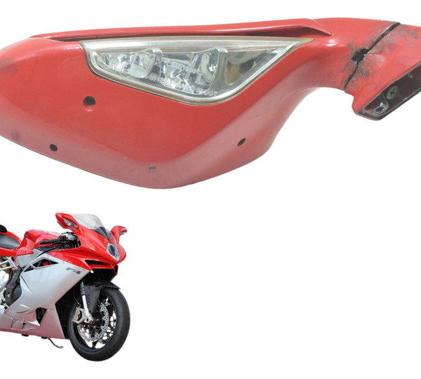 Espelho Retrovisor Direit C/ Detalhes Mv Agusta F4 2012 Orig