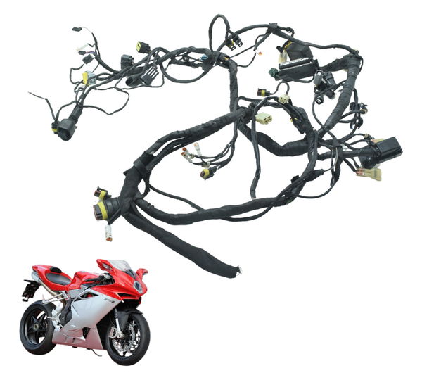 Chicote Principal C/ Detalhes Mv Agusta F4 2012 Original