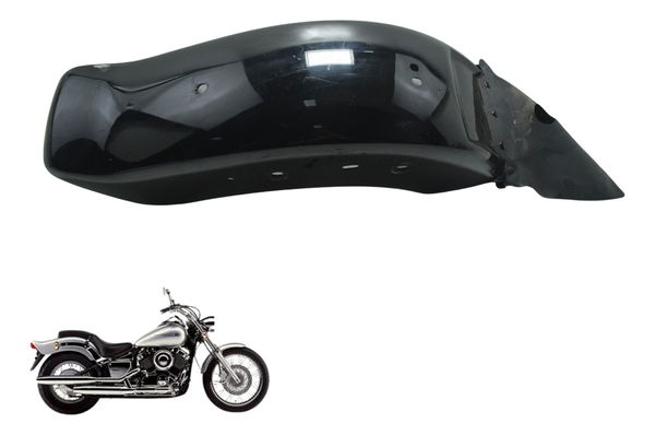 Paralama Tras C/ Detalhe Yamaha Xvs 650 Drag Star 98-06 Orig